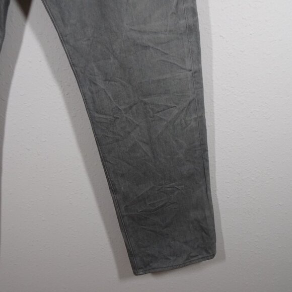 Levi's 501 Jeans Men's Size 38x32 Silver Gray Denim Shrink to Fit Button Fly - Picture 3 of 13